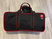Knife bag, knives and other cooking equipment