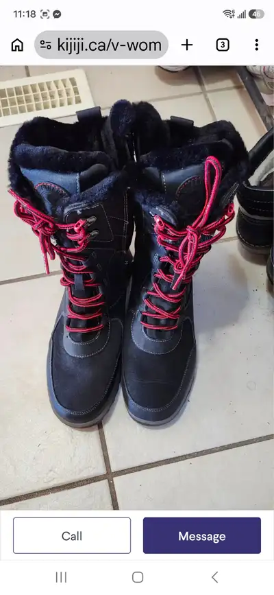 Excellent like New Ladies Winter boots Size 11, View more