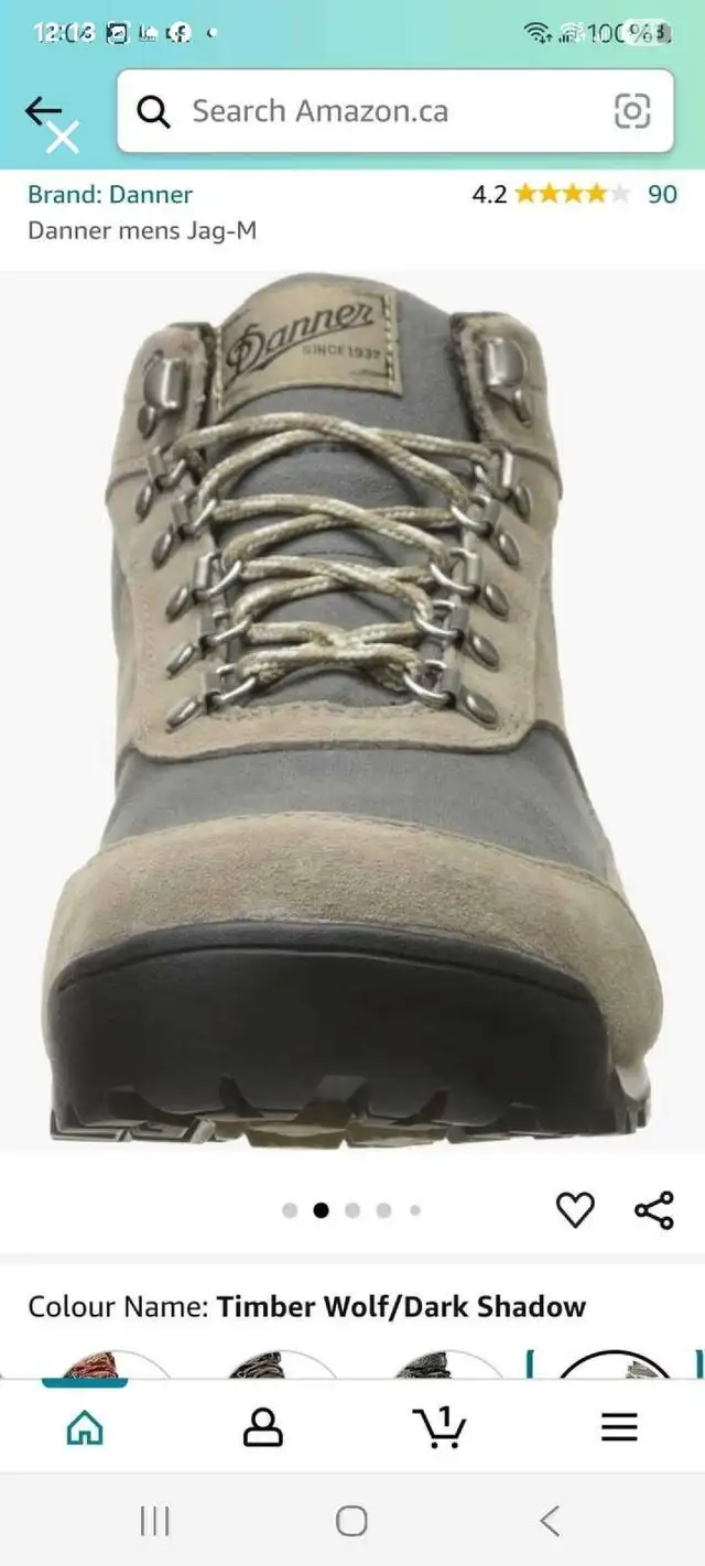 Danner Jag M Hiking Boots - 8.5 in Men's Shoes in Kitchener / Waterloo - Image 3