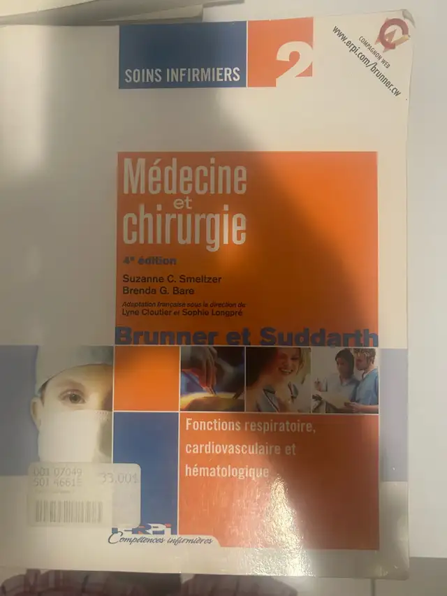 livre en soins infirmiers  in Textbooks in City of Montréal - Image 10