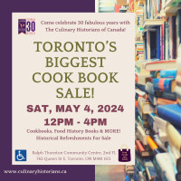 Toronto's Biggest Cookbook Sale May 4! Plus Cookies!