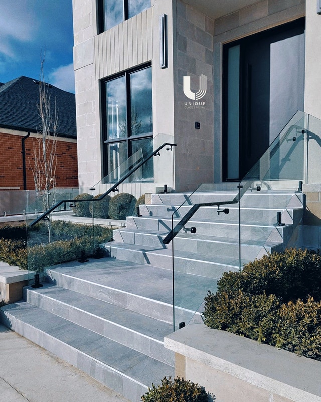 GLASS FRAMELESS POOL / DECK / PATIO STAIRS FENCE RAILING Decks