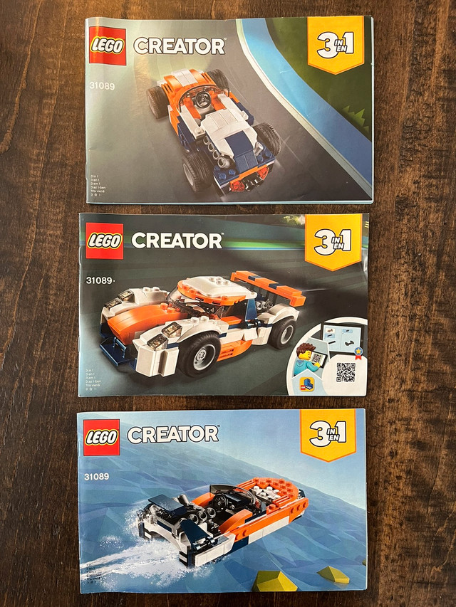 Lego creator 3108 race car. Boat, car. | Toys & Games | London | Kijiji