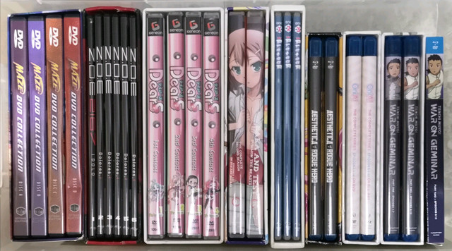 Anime DVD and Blurays in CDs, DVDs & Blu-ray in Markham / York Region