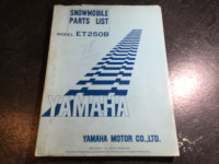 1978 Yamaha ET250B Enticer Snowmobile Parts List