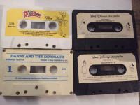 Walt Disney Song Books & Other on 4 Cassettes