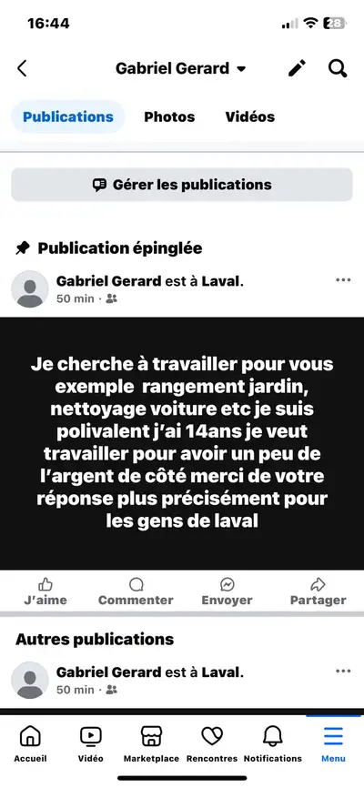 Si vous avez êtes intéressés