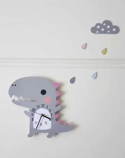 Children's Silent Wall Clock , View more