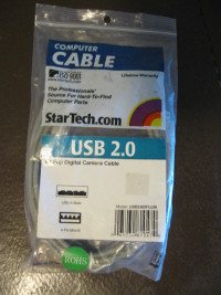 USB 2.0 cable - 6 ft. Fuji Digital Camera Cable + bonus stuff