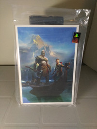 God of War- 2018 Loot Crate Exclusive Art Print (New/Sealed)