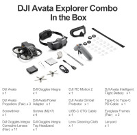 DJI avata explorer combo w / fly more kit, case  2yr DJI refresh