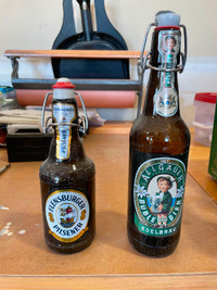 German Ceramic Top Beer Bottles