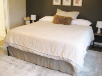 SOLD — King Size Bed Frame, Memory Foam Mattress &Memory Cover