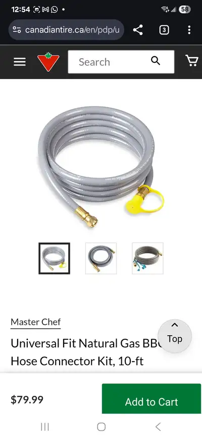BBQ flex gas pipe, View more