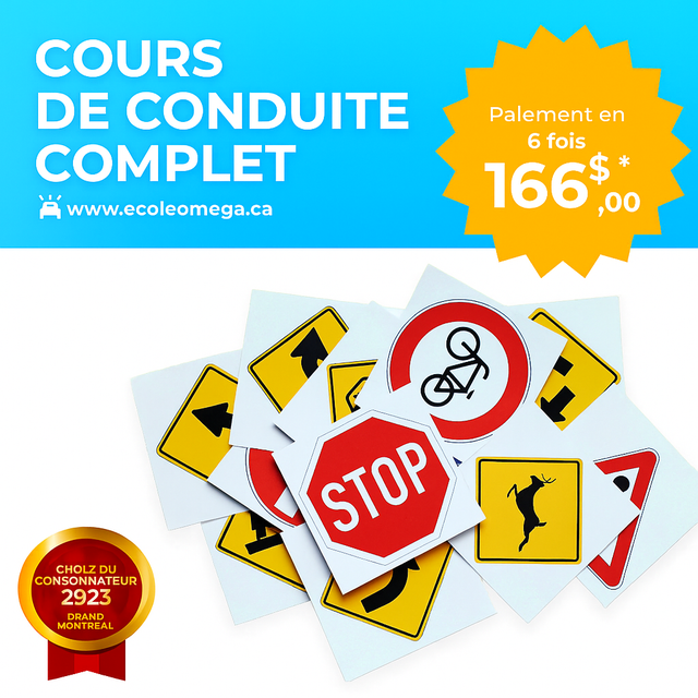 Complete Driving Course (166$ + tax) *ONLINE*64689500612611120
