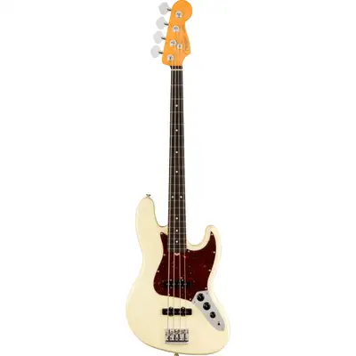 Fender American Pro II Jazz Bass - Olympic White, RW, w/Case, View more