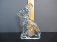 Vintage Peter  Rabbit  Glass Candy Container
