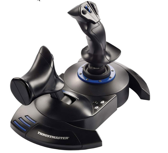 Game controller - Thrustmaster T.Flight HOTAS 4 (PS5, PS4 and PC in Sony Playstation 4 in Calgary