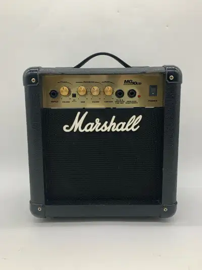 Selling a Marshall MG10CD amp in great working condition. * 10W output * Clean & overdrive * Headpho...