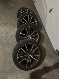 OEM BMW 18” rims and tires