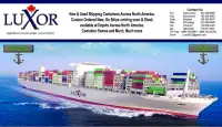! LUXOR SHIPPING CONTAINER SOLUTIONS   NEW AND USED SEA CAN SALE