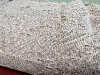 Large Camel/ Light Brown Patterned Blanket Style Sofa Cover, View more