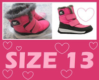 WINTER BOOTS (Size 13) --- SOREL, GIRLS --- ONLY $35 !!