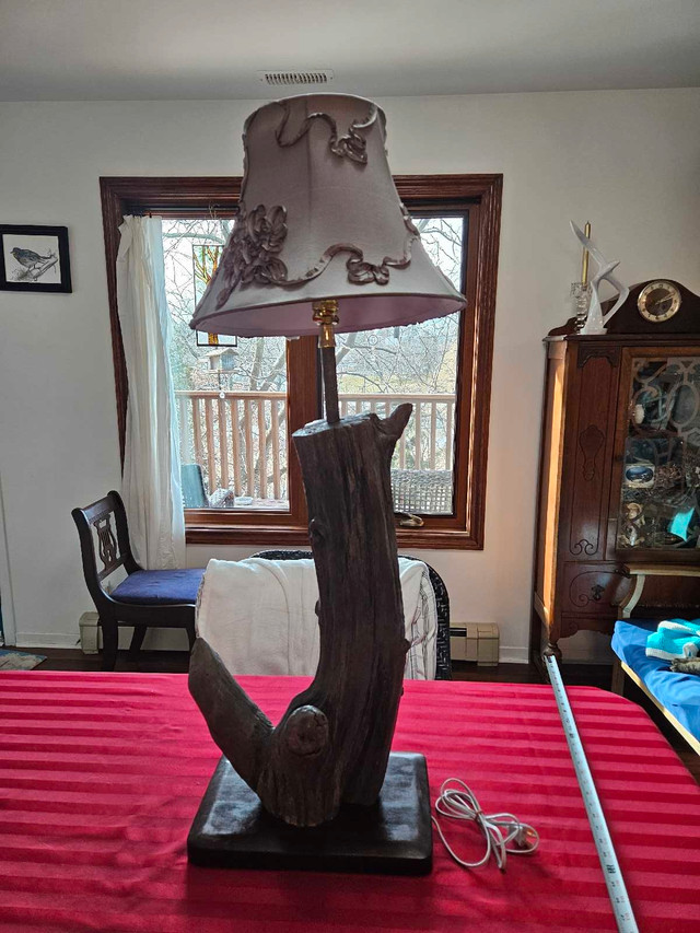 Vintage drift wood lamp in Home Décor & Accents in Norfolk County - Image 4