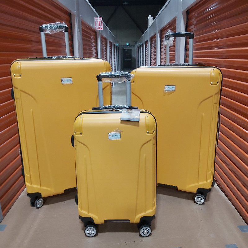 Highly Visible 3 Piece Luggage Hardside Travel Baggage Suitcase Other