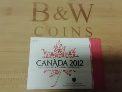 2012 Royal Canadian Mint Canada Uncirculated Coin Set, View more