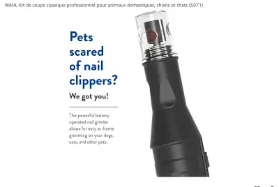 Flambant neuf! Fonctionne avec batterie, très doux et sans stress pour la sécurité de votre chien! T...