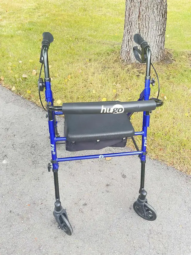 Hugo Fit 6 rolling walker with seat and closed storage-Invermere in Health & Special Needs in Revelstoke - Image 4