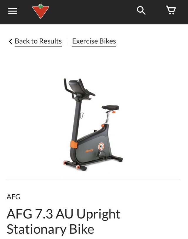 afg stationary bike