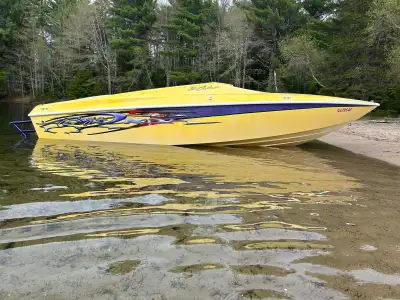 Mackays powersports limited 1(902)5-2-1-3-1-0-4 2005 baja outlaw 20 Mercruiser 6.2 mpi Boat has 221...