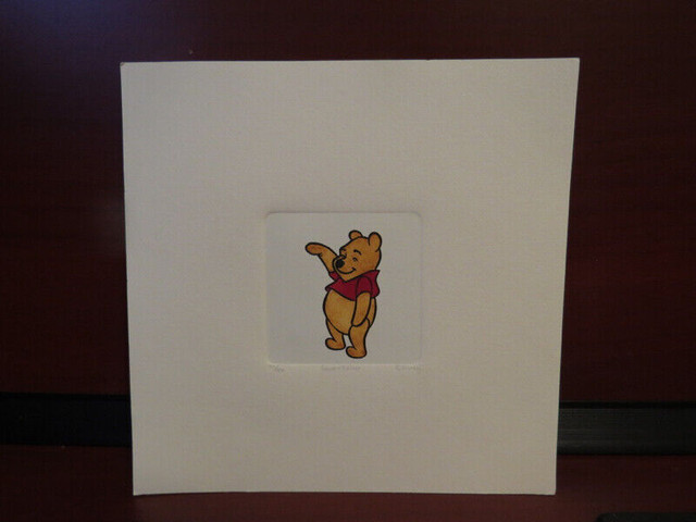 drawn A. A. Milne Pooh, bear, limited etchings in Arts & Collectibles in Oshawa / Durham Region - Image 3