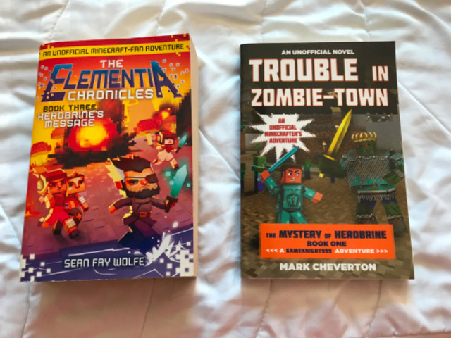 Minecraft Books - lot (4 books) in Children & Young Adult in Windsor Region - Image 3