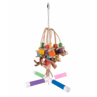 HAGEN Bird toy -35% off HARI ACTIVE PLAY 4 Way Perch Swing & Toy