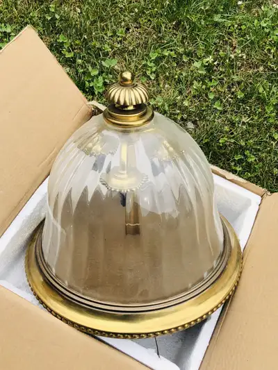 Beautiful large Ceiling light Gold tone, View more