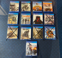 Assorted PS4 games