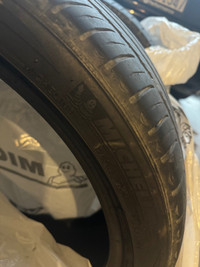 Michelin 4 tires.  235/40R19