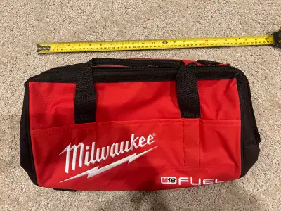 Brand new Milwaukee large fuel tool bag Brand new never used Check the size from the picture
