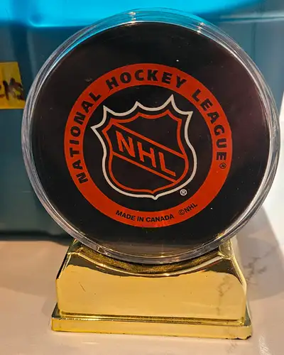 Vintage official National Hockey League Game Puck, View more
