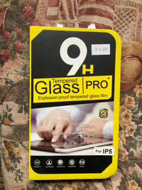 Vitre protectrice / tempered glass protector / iPhone 5