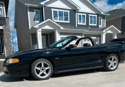 Mustang GT convertible. MT transmission. Saftied