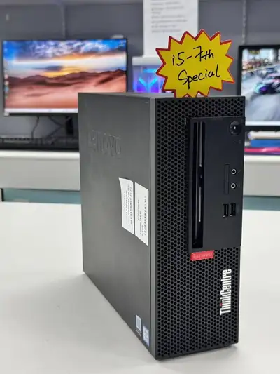 Sale Lenovo Thinkcenter M710e compact desktop i5- 7th Gen, View more