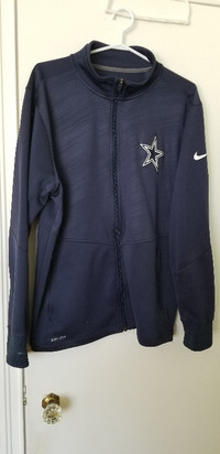 Dallas Cowboys Blue Nike DRI-FIT (Full Zip) Jacket Large