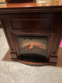 Wooden Electric Fireplace 41"