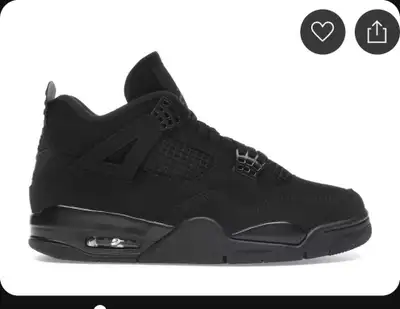 Jordan 4 black cats size 5.5 m, View more