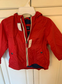 New Boys toddler jersey lined windbreaker The Gap size 3