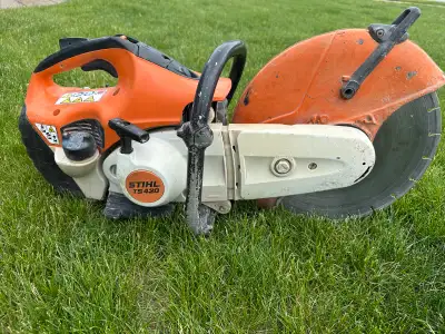 Stihl TS 420 Concrete Saw Runs strong and cuts perfectly. Strong compression. Great used Saw $725.00...